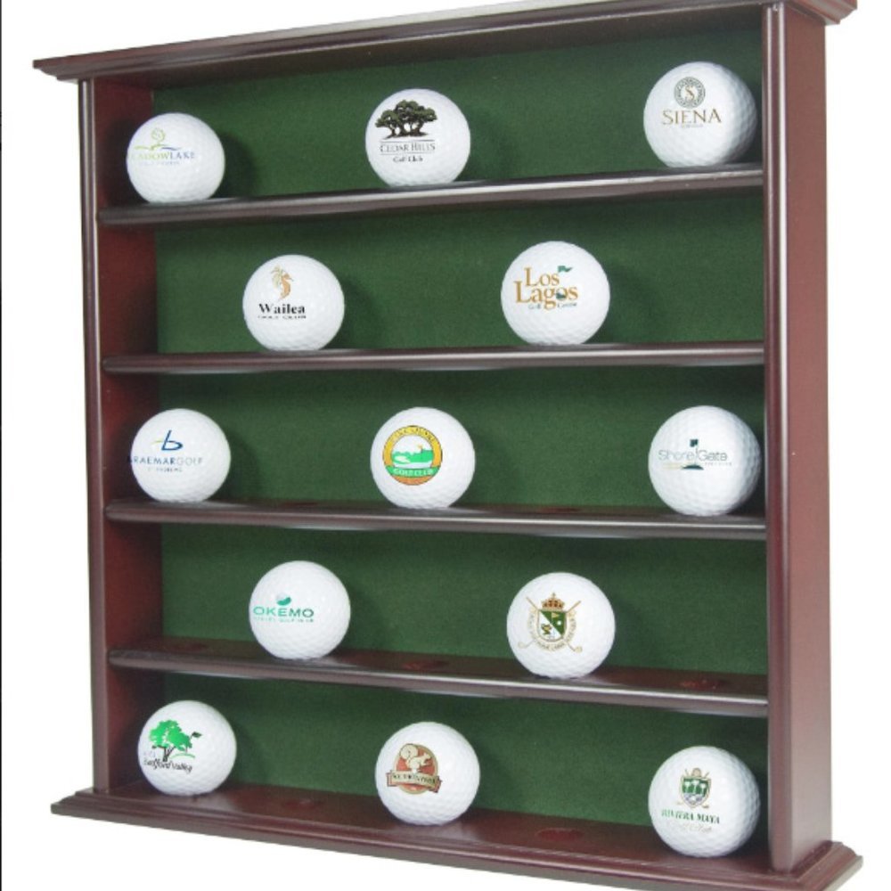 ACUITY Wooden 25 Golf Ball Holder Display Cabinet